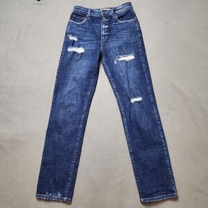 KanCan Boyfriend Jean Fox Ultra High Rise 90's Boyfriend Jeans Sz 25